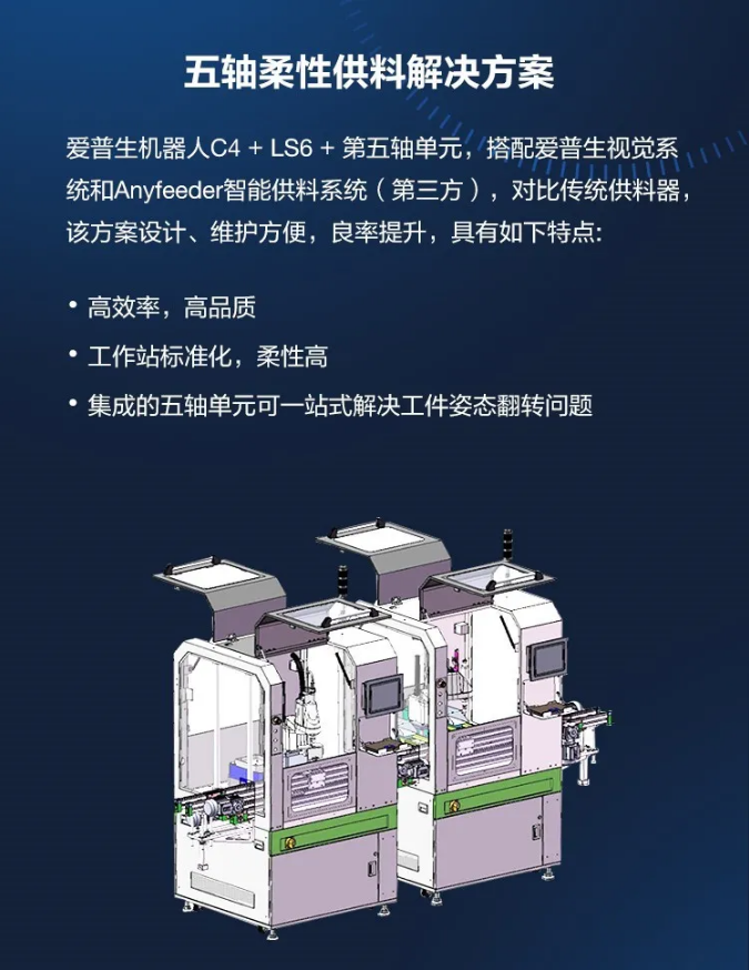 愛普生五軸柔性供料解決方案